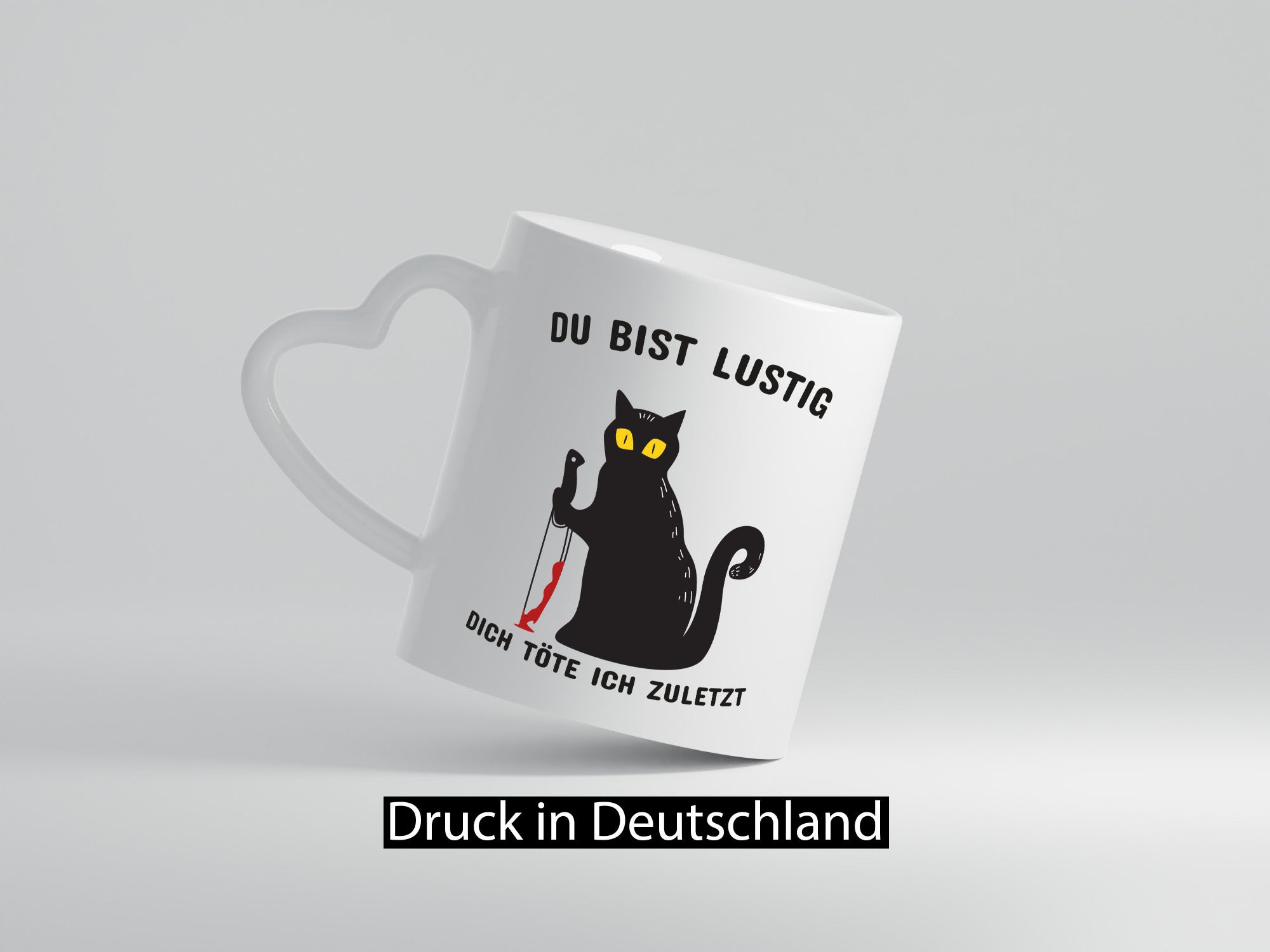 Du bist lustig | Spruch Tasse schwarzer Humor Geschenk Geschenkidee lustiger