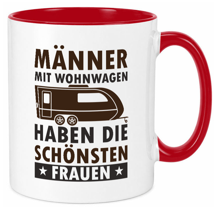 Männer mit Wohnwagen | Schönste Frauen Camping v2 lustig Humor Geschenkidee Tasse