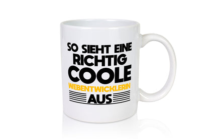 Richtig coole Webentwicklung | IT Software Webdesign lustig Humor Geschenkidee