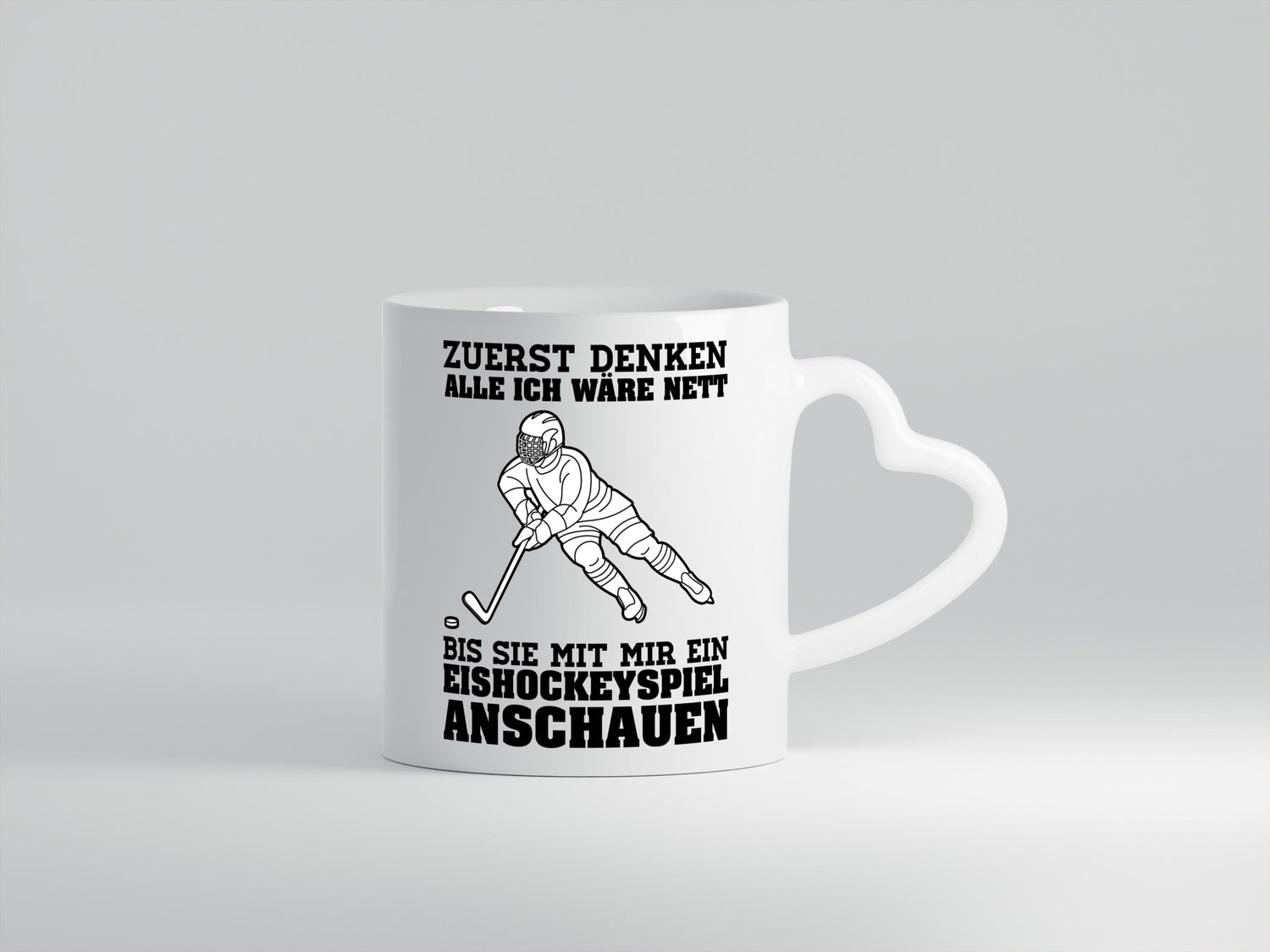 Eishockeyspiel | Eishockeyfan Tasse Eishockeyspieler Humor Geschenkidee