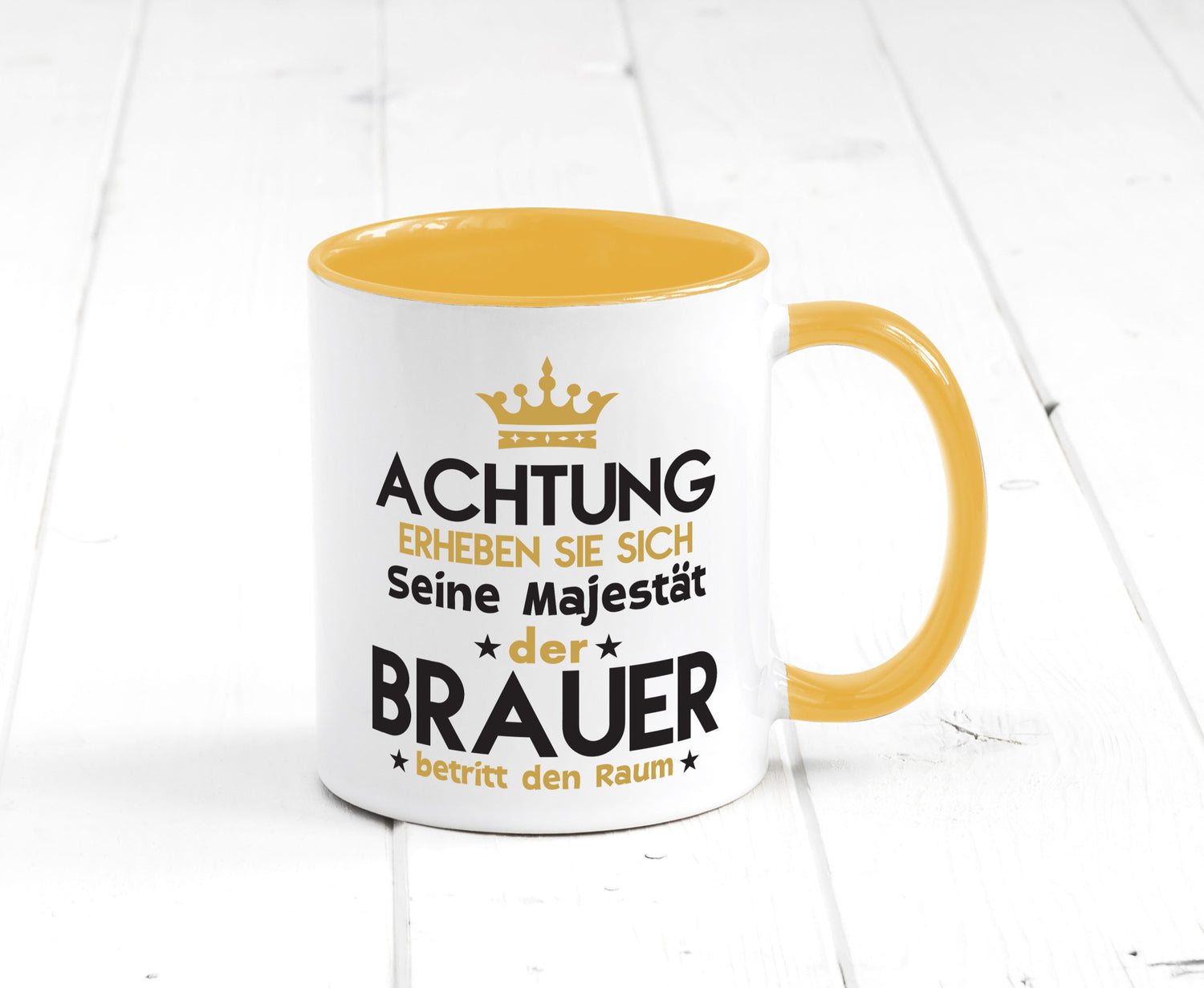 Seine Majestät Brauer | Bier Brauerei Humor Geschenkidee Tasse