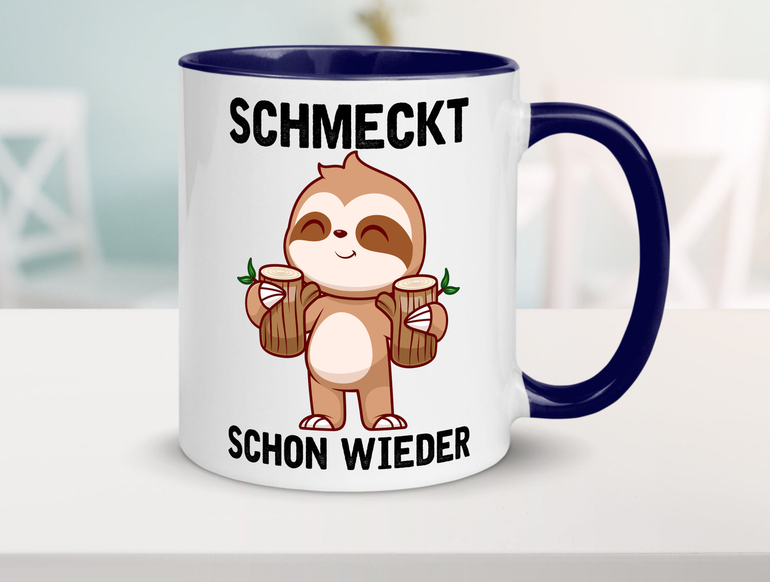 Schmeckt schon wieder | Frankfurt Hessen v2 Geschenkidee Humor Tasse