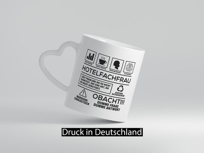 Achtung Probleme Hotelfachfrau | Hotel lustiger Spruch Geschenk Humor