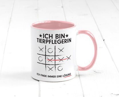 Löse Probleme: Tierpflegerin | Pflegeberuf Tierheim v3 Humor Arbeit Kollegen