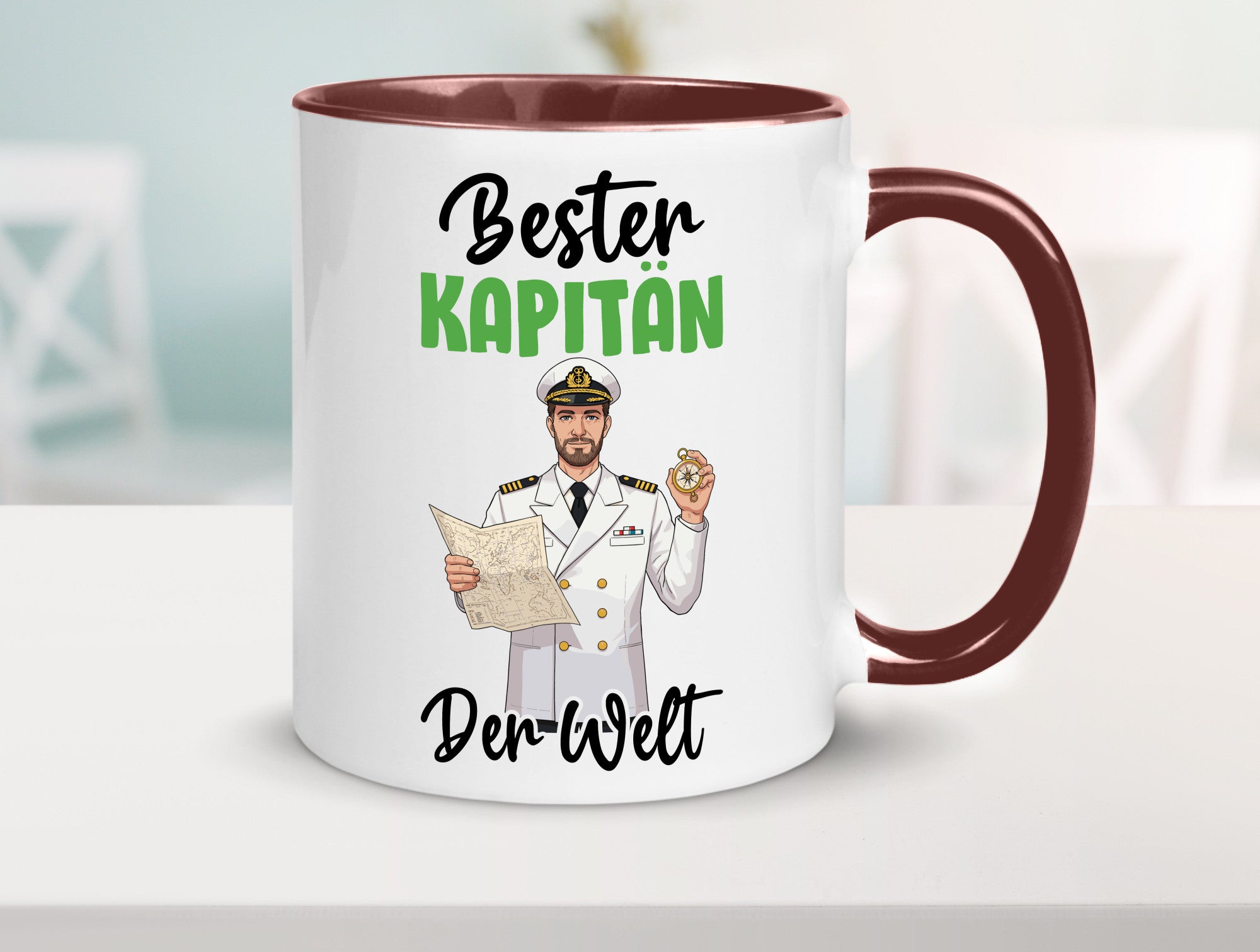 Bester Kapitän | Schiffskapitän Schiff v2 Geschenk Humor Geschenkidee lustiger
