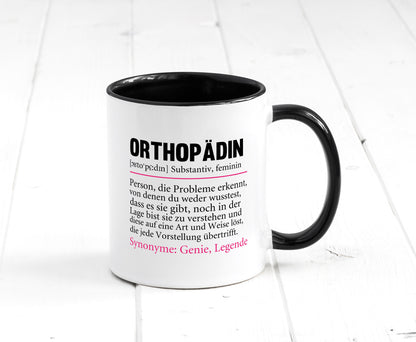 Orthopädin | Spruch Beruf Humor Orthopädie v2 Arbeit Kollegen Büro Geschenkidee