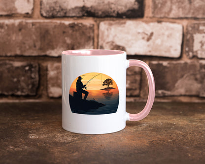 Angler | Sonnenuntergang Fischer Fische Angeln v2 Geschenk Humor Geschenkidee