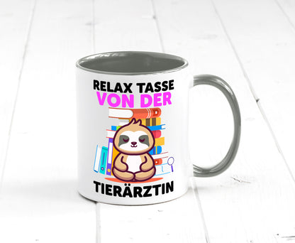 Relax Tasse: Tierärztin | Mediziner Tiermedizin Humor Tierliebhaber