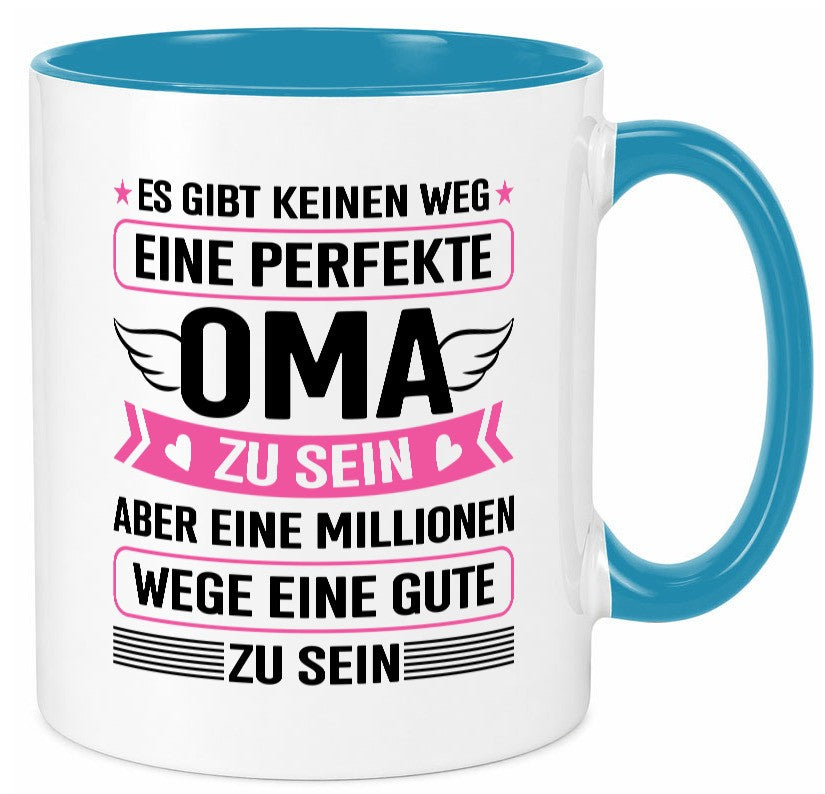 Ich bin eine gute Oma | Großmutter Beste der Welt lustiger Spruch Geschenk Tasse
