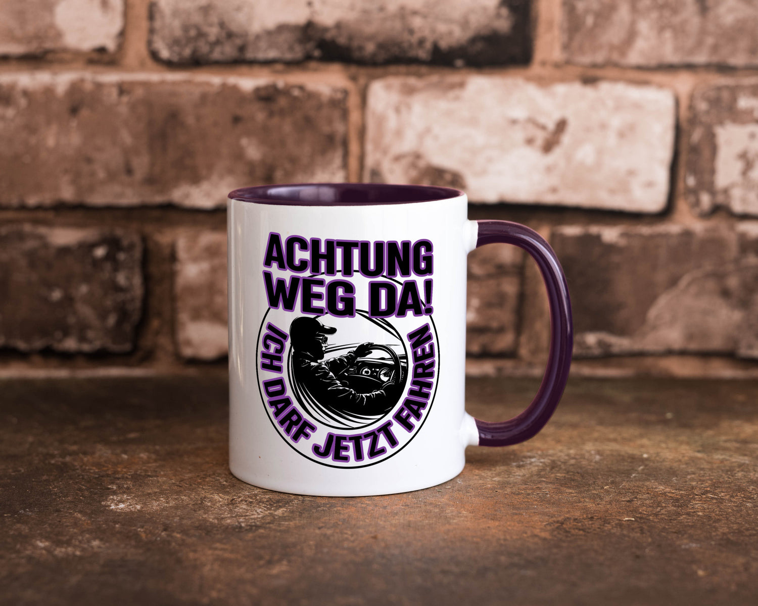 Achtung weg da ich darf jetzt Fahren | Führerschein lustig Humor Geschenkidee