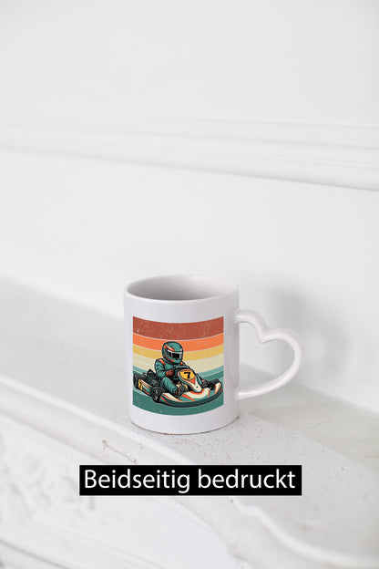 Cooles Go Kart | Retro lustiger Spruch Geschenk Humor Geschenkidee Tasse