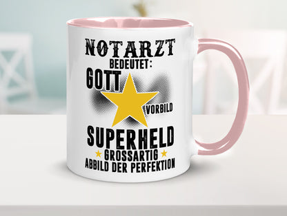 Bedeutung von Notarzt | Arzt Geschenkidee Humor Tasse