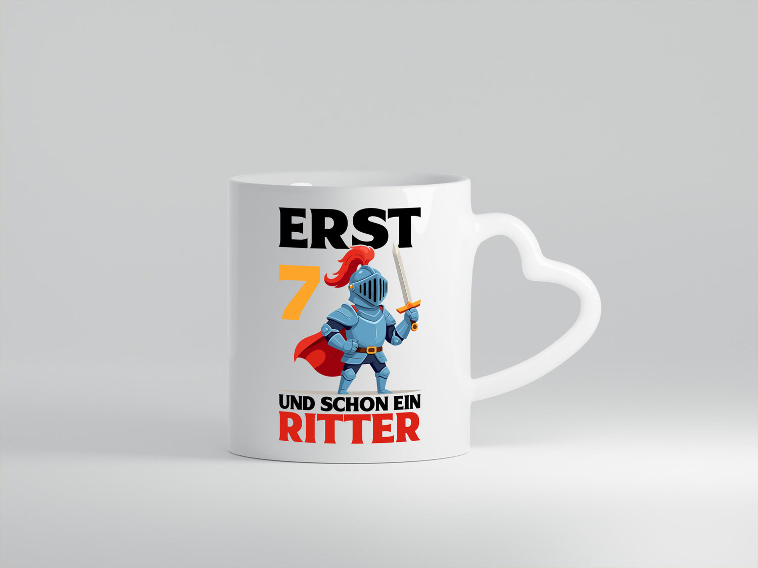 7. Geburtstag | 7 Jahre und schon ein Ritter lustiger Spruch Geschenk