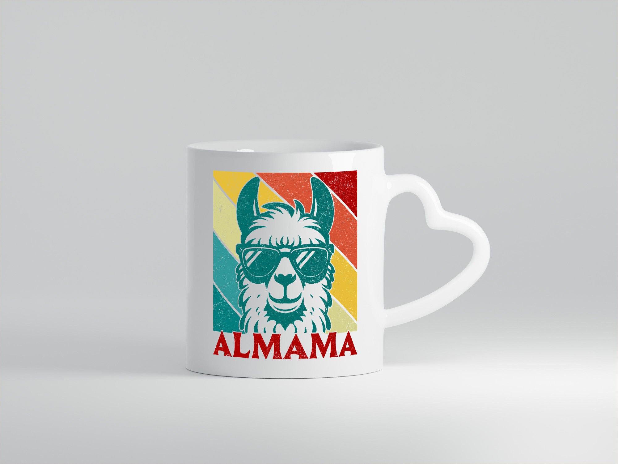 Almama | Lama Mutter Muttertag lustig Familie Geschenkidee Geschenk Tasse