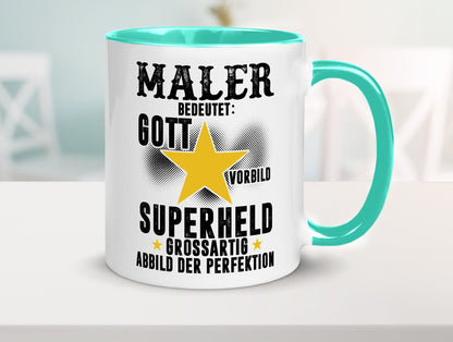 Bedeutung von Maler | Malerei Humor Geschenkidee Tasse