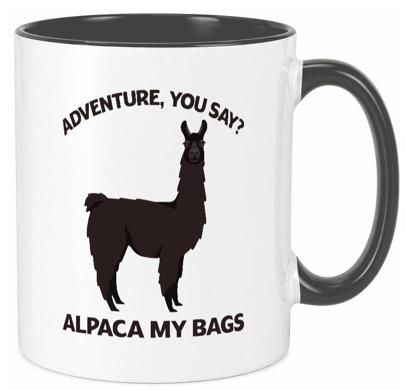 Adventure, Alpaca | Humor Geschenkidee Tasse
