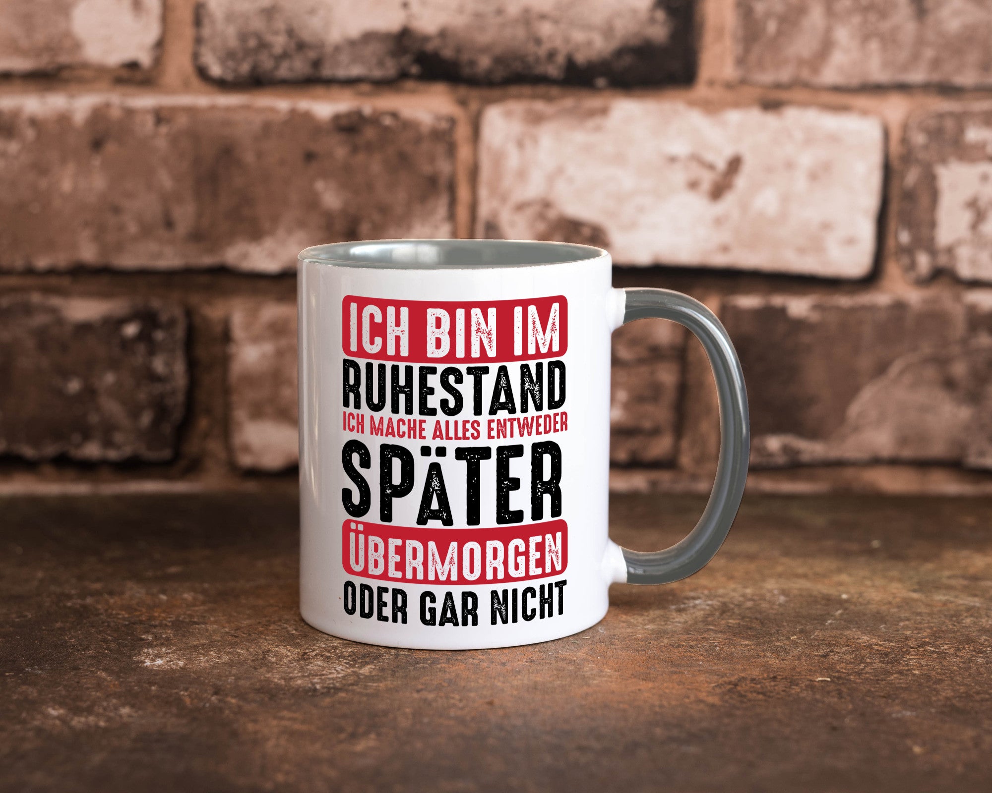 Ich mache alles später oder gar nicht | Rentner Ruhestand Geschenkidee Jubiläum