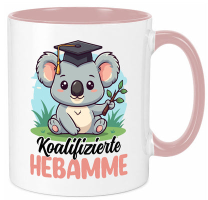 Koalifizierte Hebamme | Geburtshilfe Geschenkidee Humor Tasse