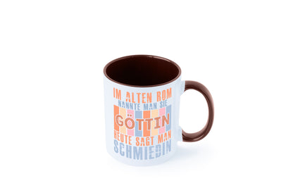 Heute sagt man: Schmiedin | Schmied Beruf Schmiederei lustiger Spruch Geschenk