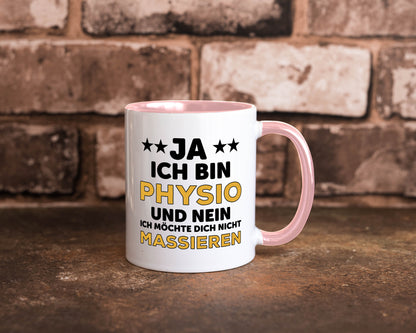 Ich bin Physio | lustige Spruch Tasse Physiotherapeut Geschenkidee Humor