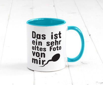 Sehr altes Foto von mir | lustige Tasse Männer Humor Geschenk Geschenkidee