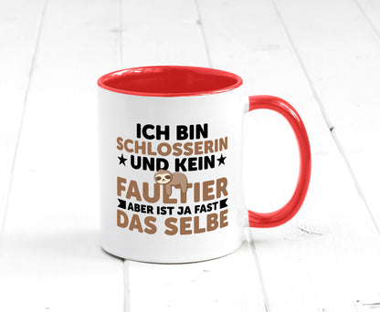 Ich bin kein Faultier: Schlosserin | Schlosserei v2 lustig Tierliebhaber Humor