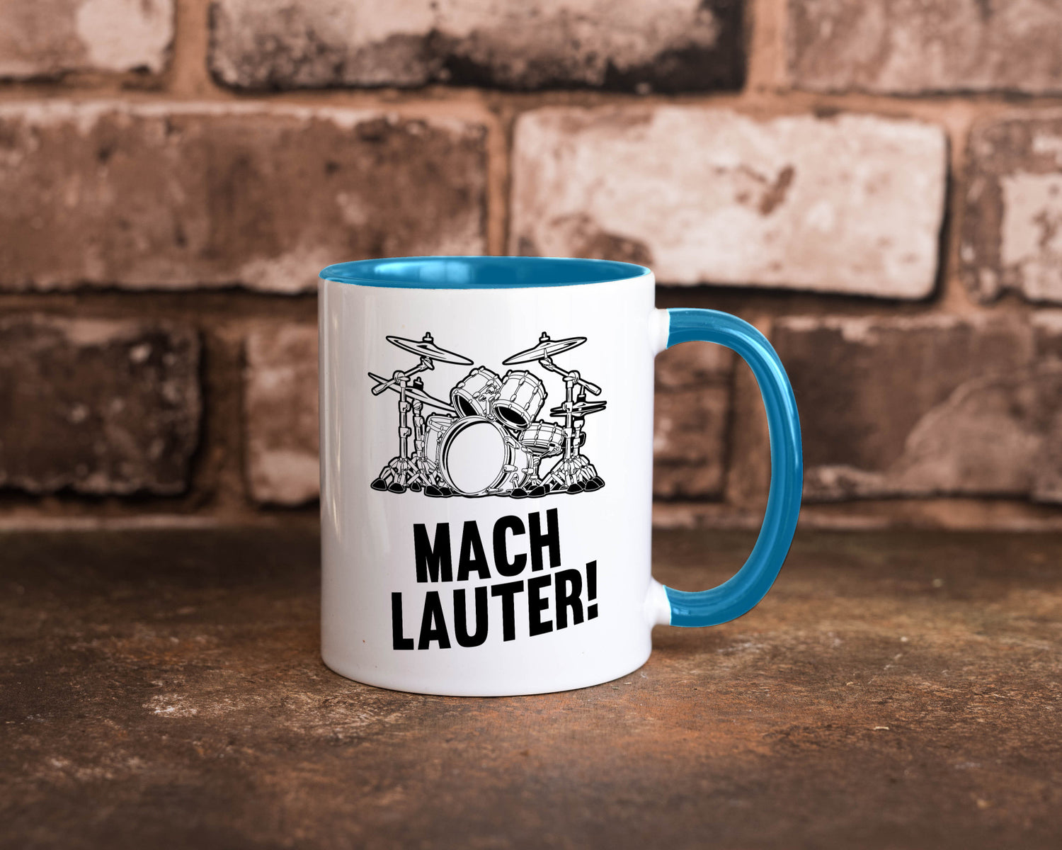 Mach lauter | Schlagzeug Band Musiker Geschenkidee Humor Tasse