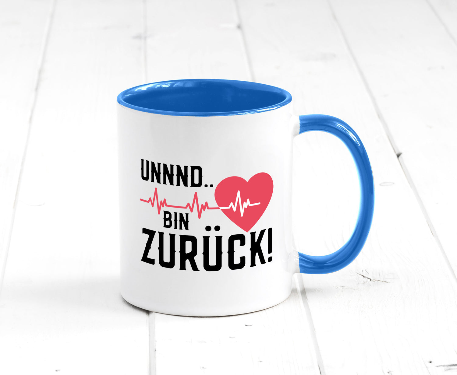 Bin zurück | Herzschlag Reanimation Puls Arzt Klinik Geschenk Humor