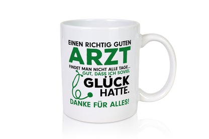 Richtig guter Arzt | Dankeschön Tasse Ärzte Spruch Geschenk Humor Geschenkidee