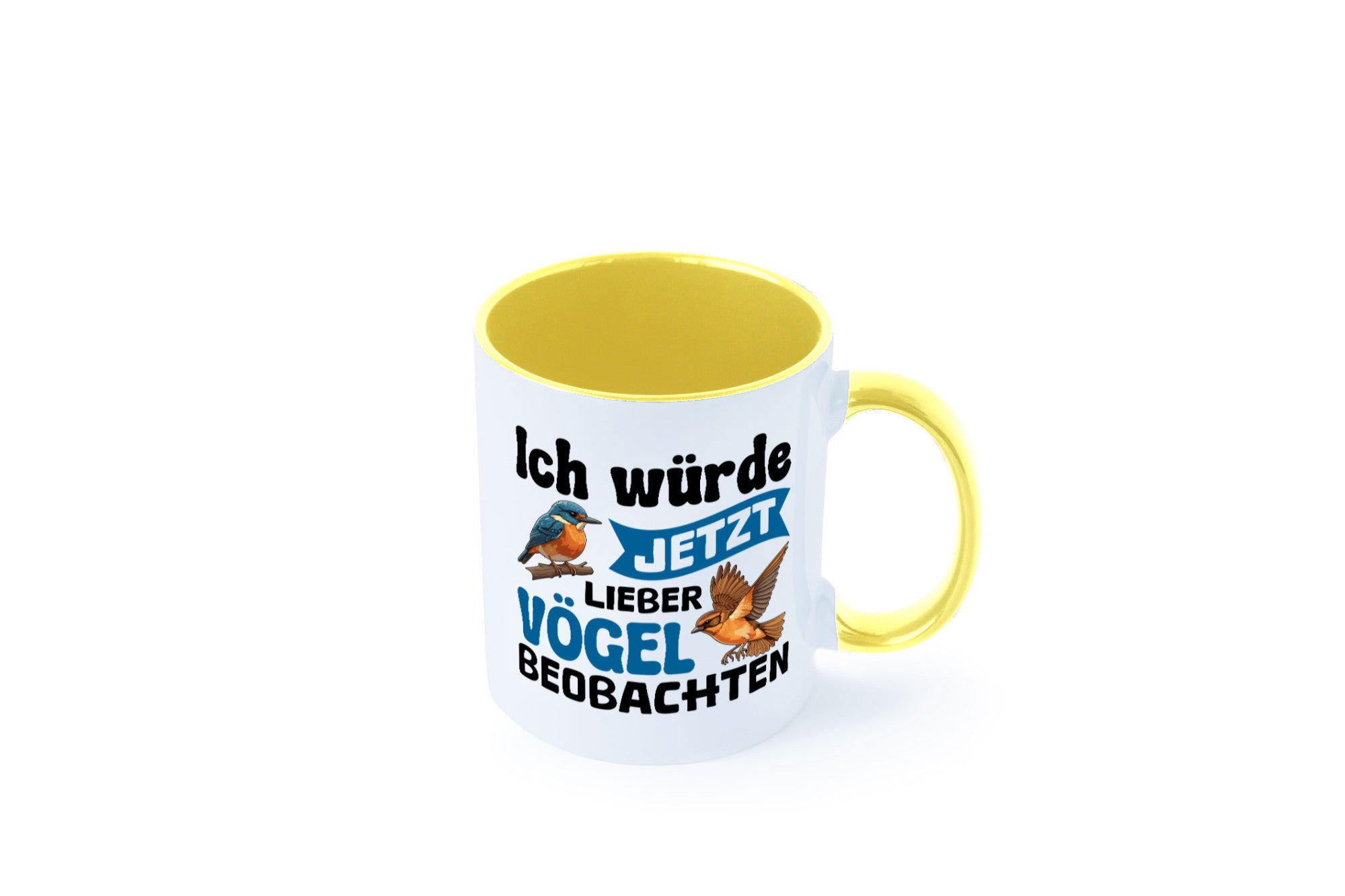 Vögel beobachten | Vogel lustig Humor Geschenkidee Geschenk Tasse