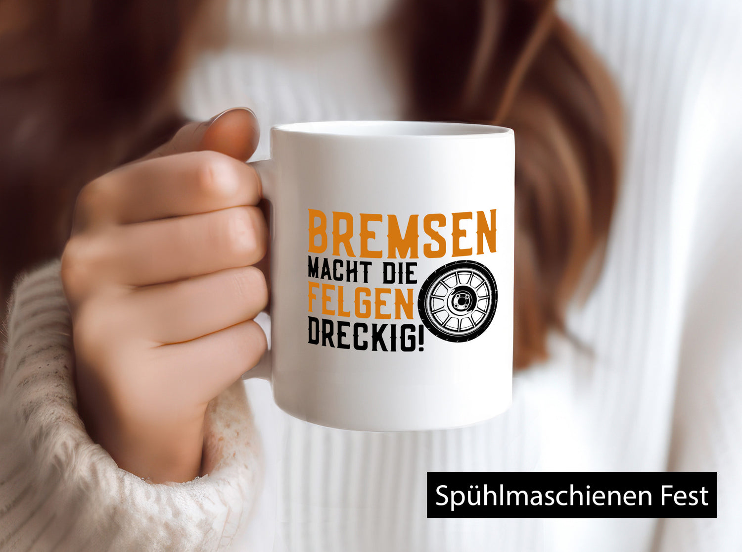 Bremsen macht Felgen dreckig | Autofan Reifen Mechaniker lustiger Spruch