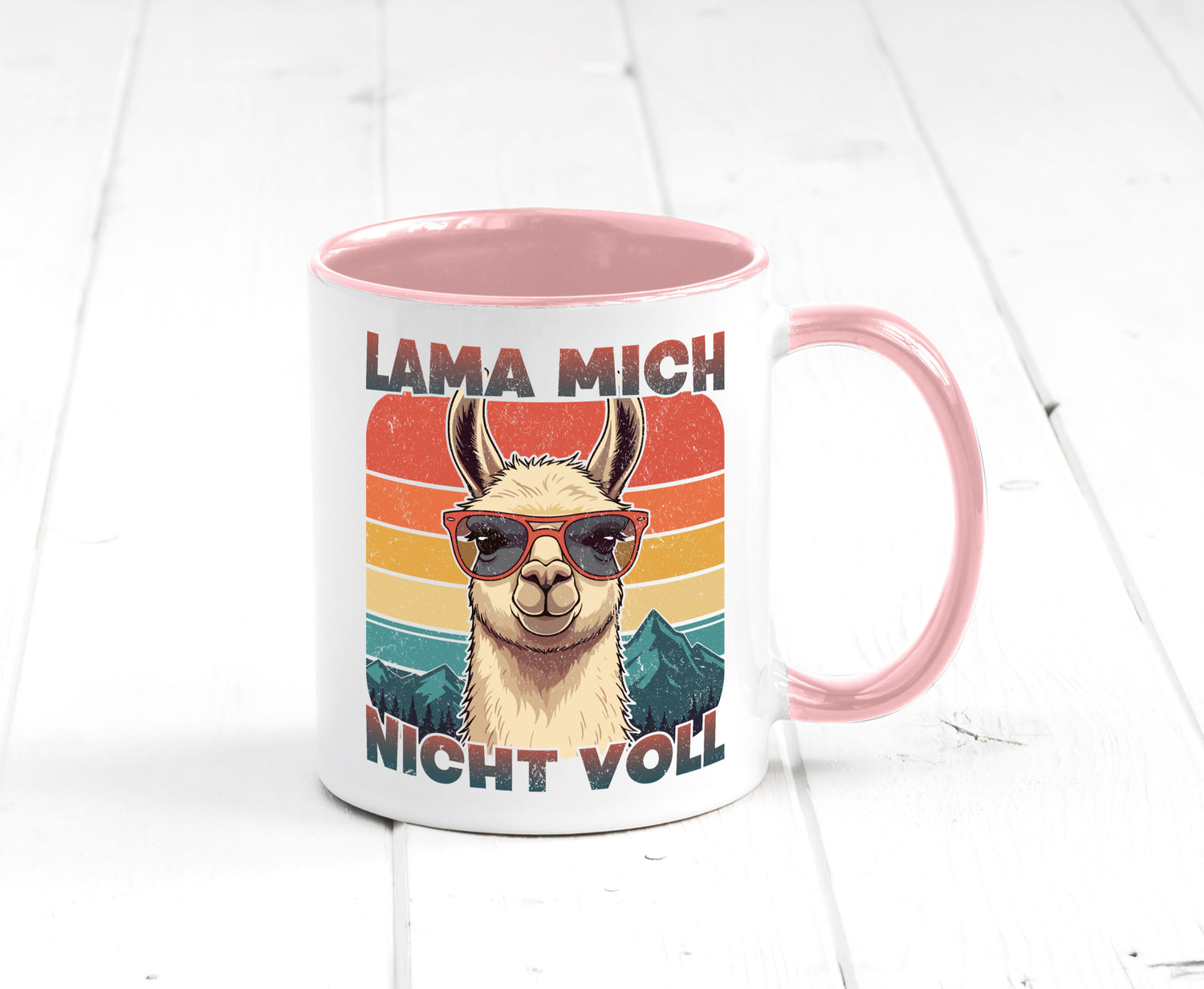 Lama mich nicht voll | Alpaka Kamel Retro lustig Humor Geschenkidee Geschenk
