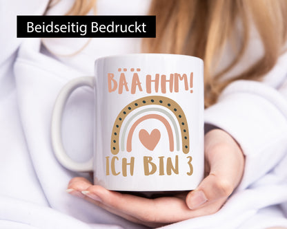 Bäähhm ich bin 3 | 3. Geburtstag Jährige Humor Geschenkidee Tasse