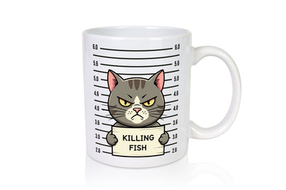 Böse katze hat den Fisch gegessen | Verhafung lustiger Spruch Geschenk