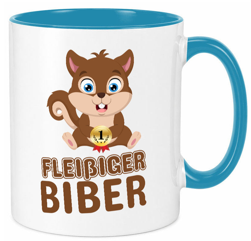 Fleißiger Biber | Motiv Tasse Kinder Geburtstag lustig Geschenkidee Geschenk