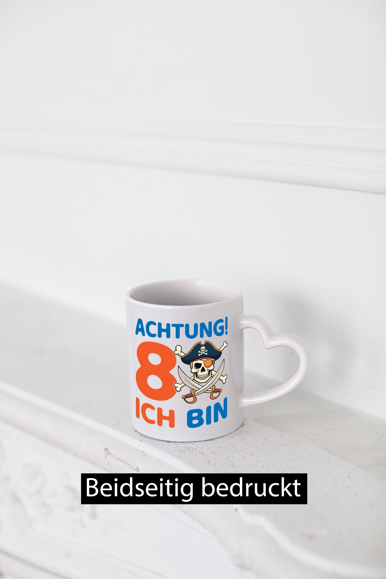 8. Geburtstag | 8 Jahre Pirat Geschenk Geschenkidee lustiger Spruch Tasse