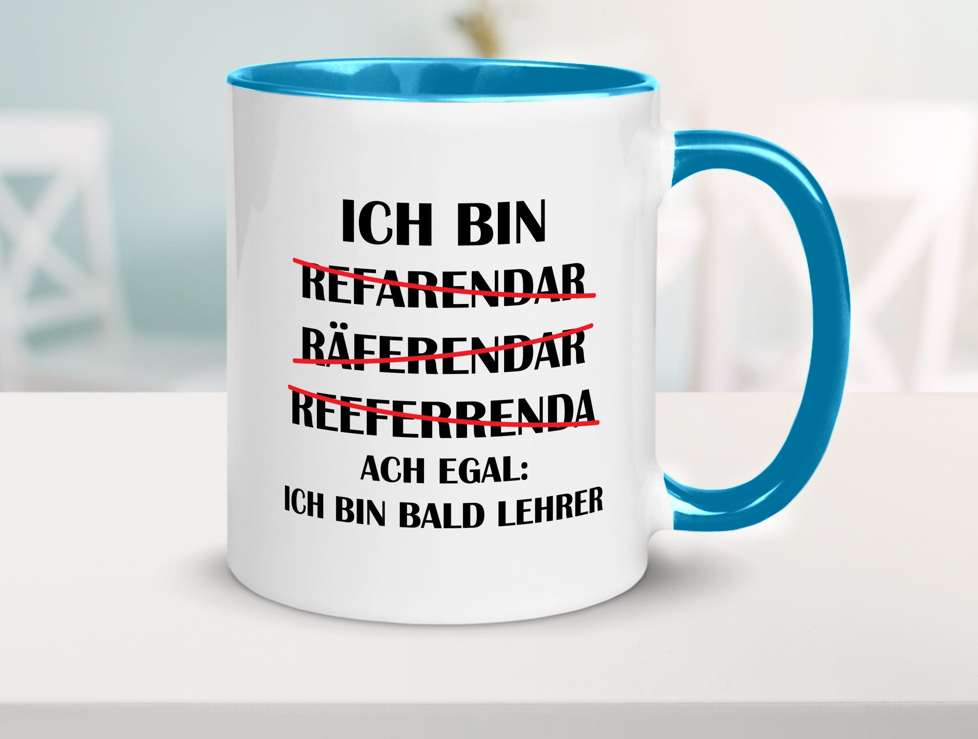 Ich bin bald Lehrer | Rechtschreibfehler lustig Humor Geschenkidee Geschenk