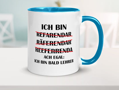 Ich bin bald Lehrer | Rechtschreibfehler lustig Humor Geschenkidee Geschenk