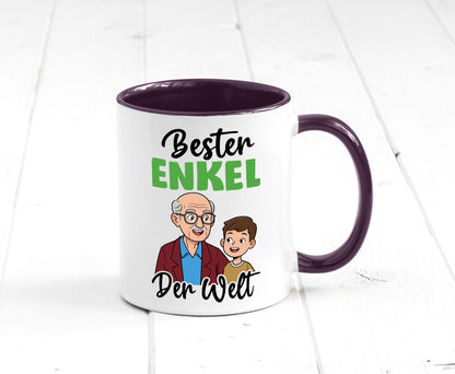 Bester Enkel | Großmutter Großvater Oma Opa lustiger Spruch Geschenk Familie