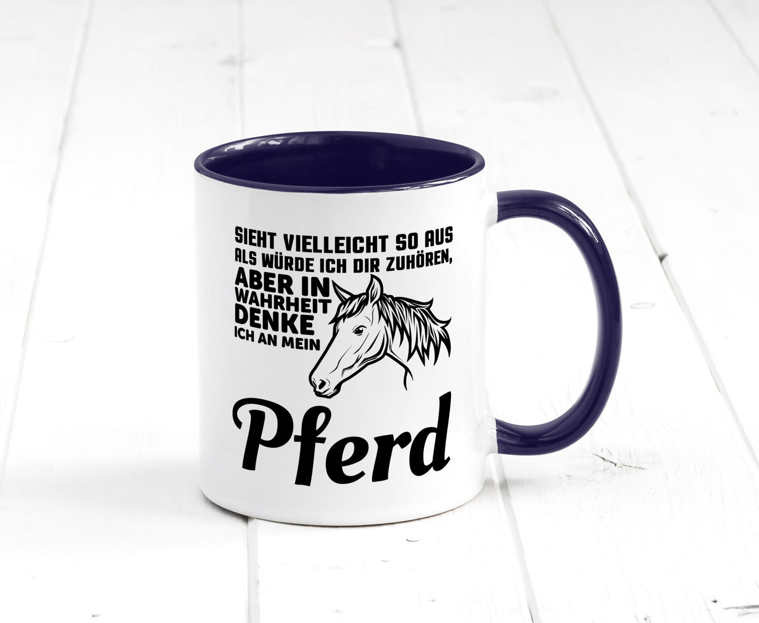 Pferde Spruch | Reiterin Tasse Pferdesport Reiten Humor Geschenkidee