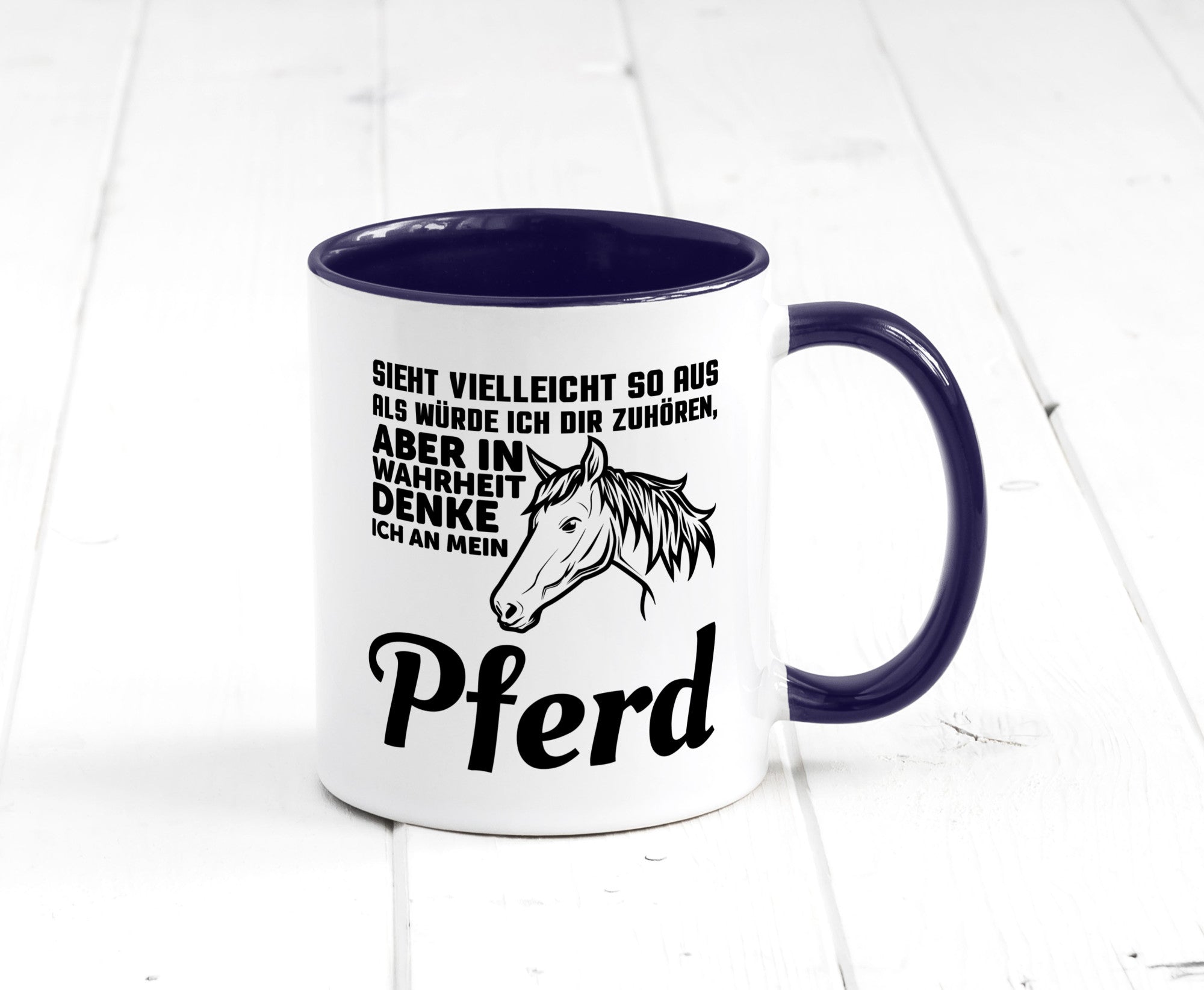 Pferde Spruch | Reiterin Tasse Pferdesport Reiten Humor Geschenkidee