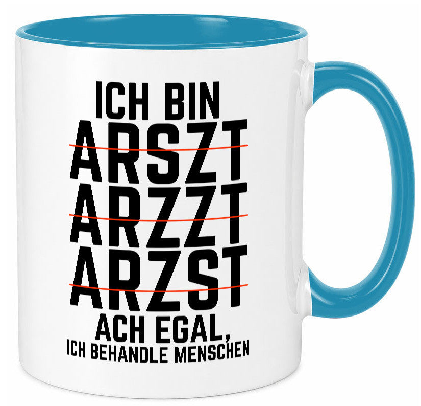 Ich bin Arzt | Rechtschreibung Klinik lustiger Spruch lustig Humor Geschenkidee