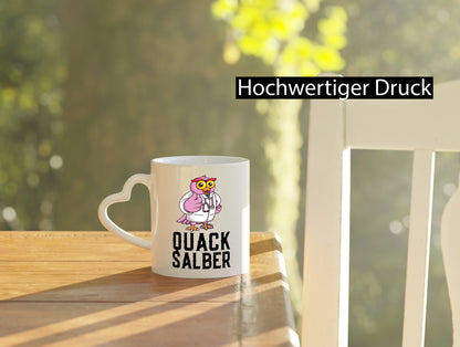 Quacksalber | witzige Ente Comic Arzt Ärztin lustiger Spruch Geschenk Humor
