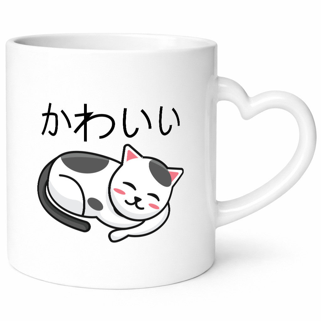 Japanische Katze | Japan Tasse Comic Motiv lustig Tierliebhaber Humor Geschenk
