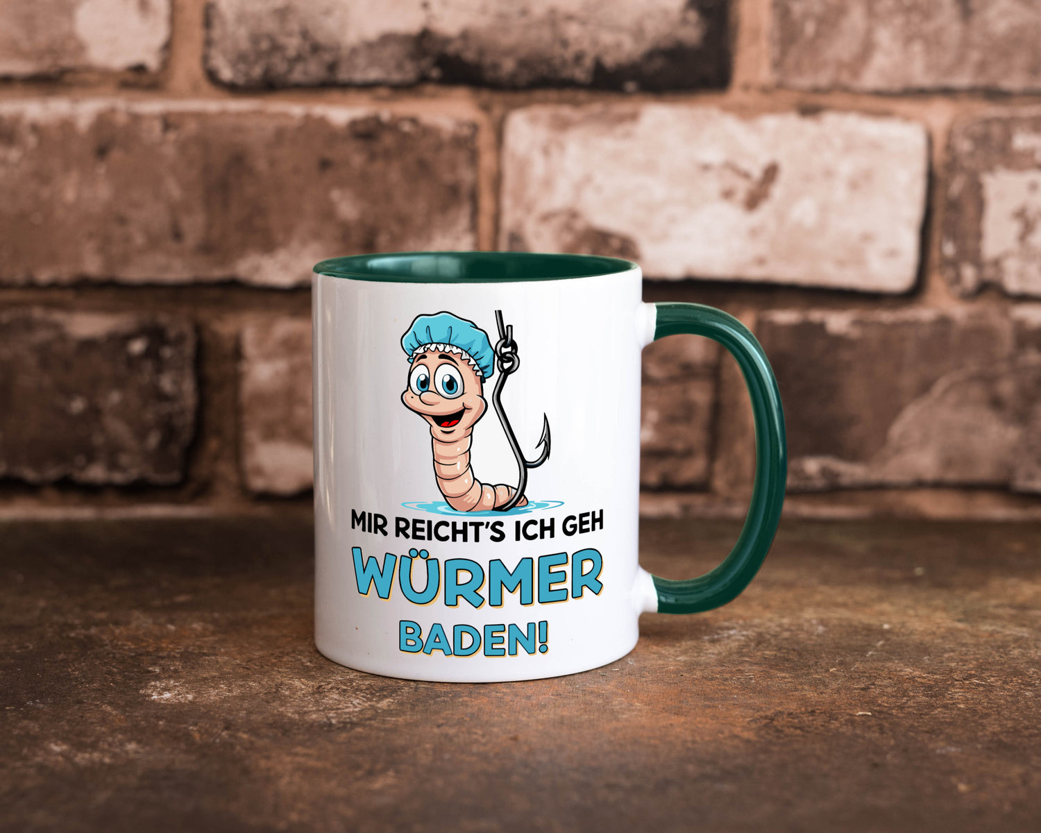 Mir reichts ich geh Würmer Baden | Angler Angeln Geschenk Humor Geschenkidee