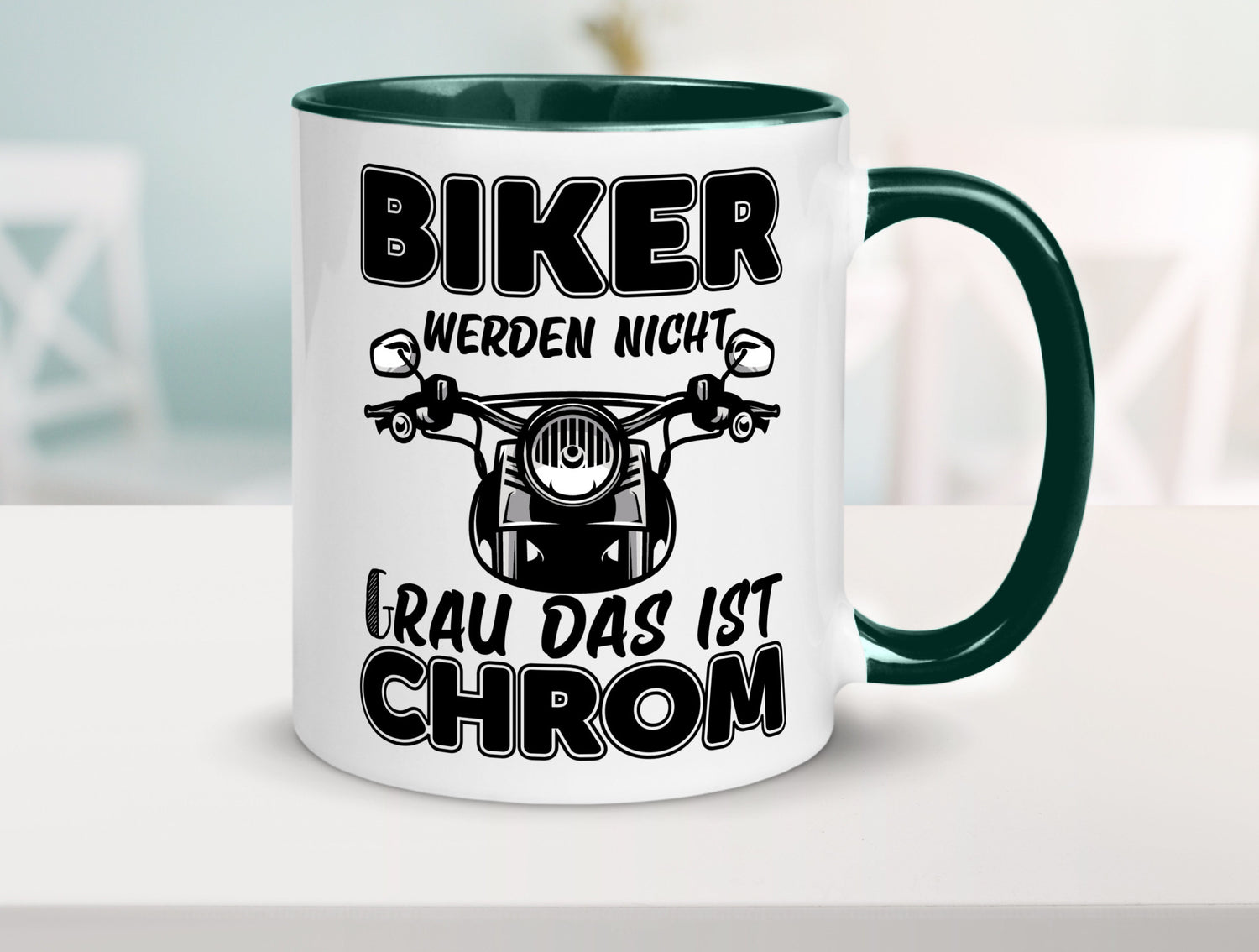 Biker werden nicht grau | Motorrradfahrer Tasse Humor Geschenkidee