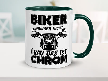 Biker werden nicht grau | Motorrradfahrer Tasse Humor Geschenkidee