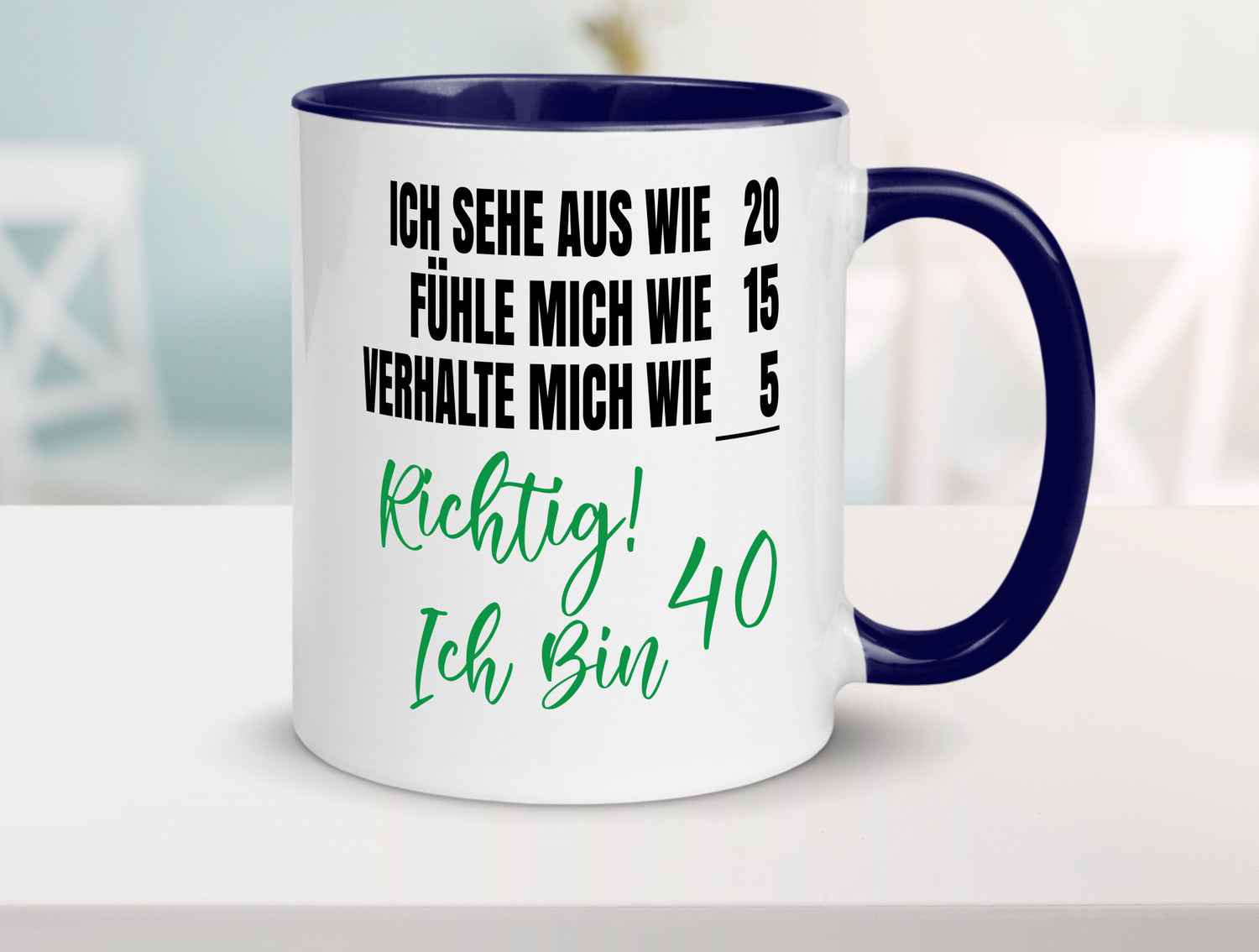 Ich bin Jung | 40 Geburtstag Verhalte mich wie ein Kind Geschenk Geschenkidee
