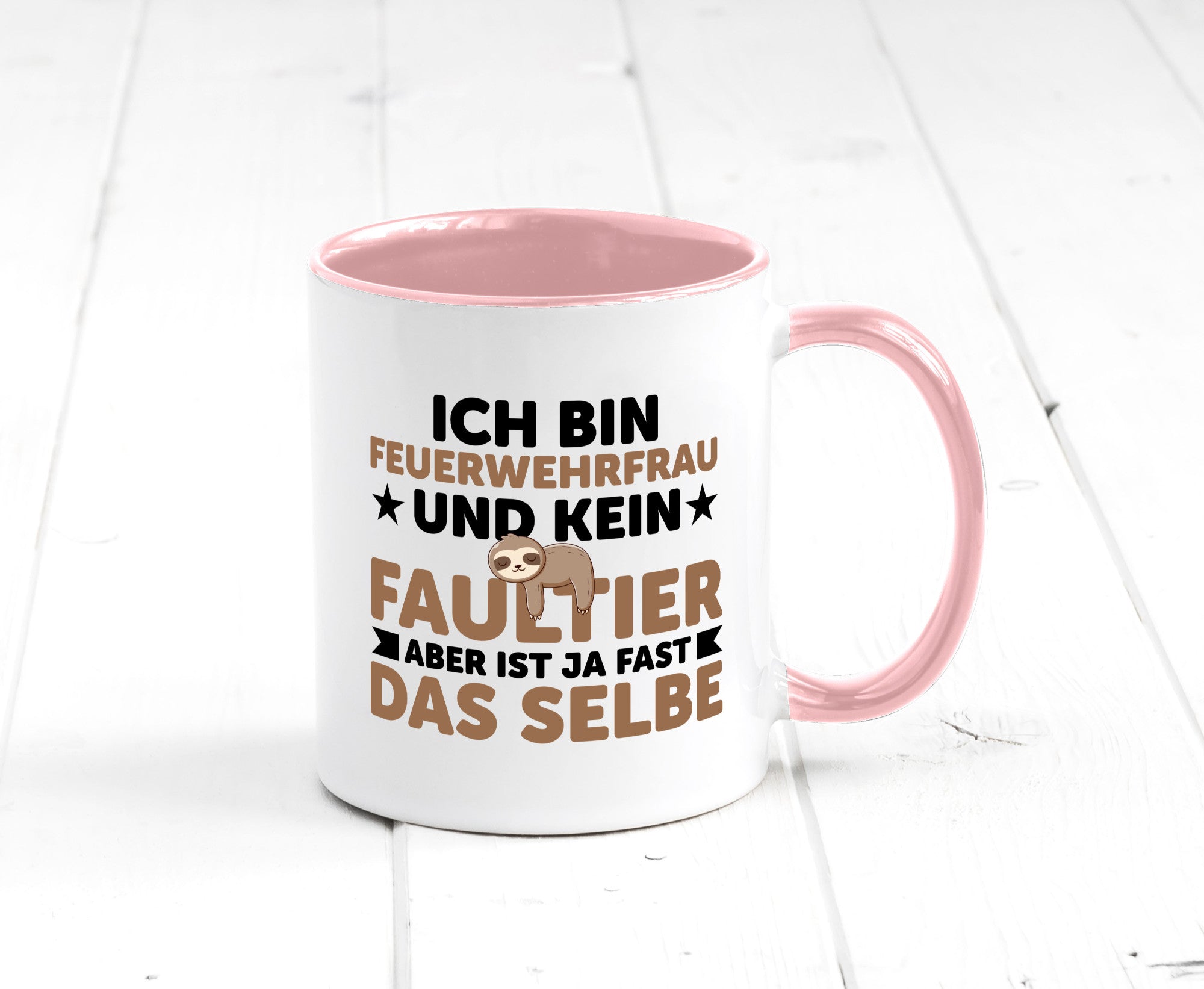 Ich bin kein Faultier: Feuerwehrfrau | Feuerwehr lustiger Spruch Geschenk