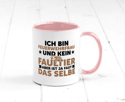 Ich bin kein Faultier: Feuerwehrfrau | Feuerwehr lustiger Spruch Geschenk